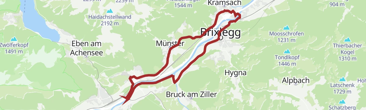 Route map: Inntal Radrunde (503)